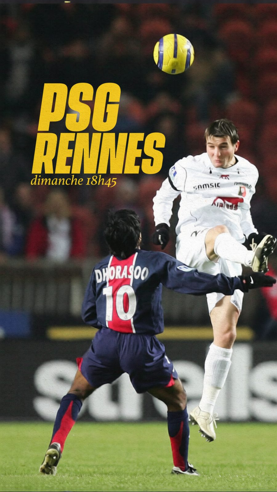 Affiche PSG Rennes