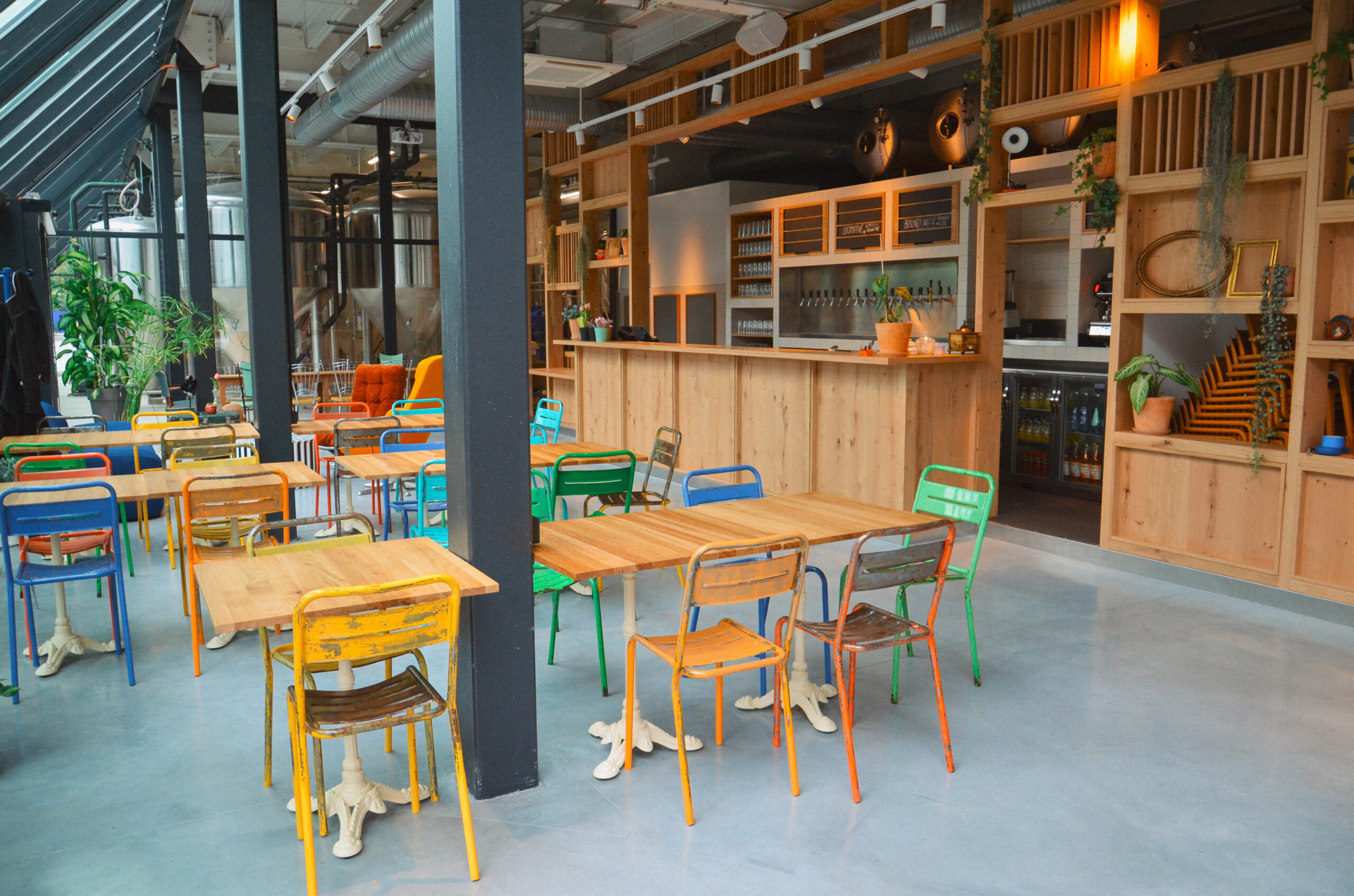 Intérieur brasserie